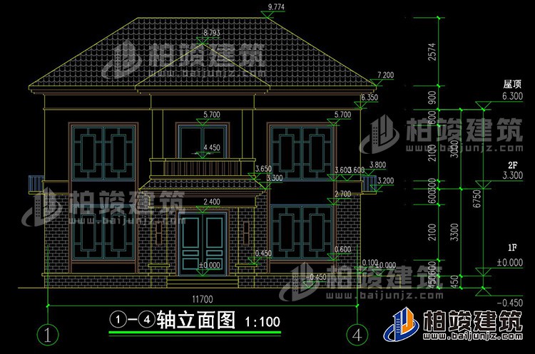 正立麵圖